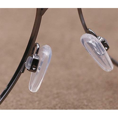 Push-in Eyeglass Nose Pads,BEHLINE Soft Silicone Air Cushion Glasses Replacem...