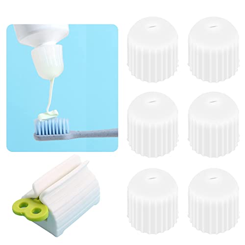 6-Pack Toothpaste Cap Funny Silicone Self Sealing Toothpaste Cap ​Self Closin...