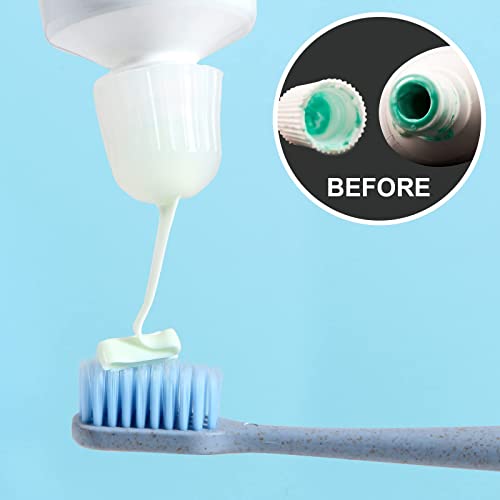 6-Pack Toothpaste Cap Funny Silicone Self Sealing Toothpaste Cap ​Self Closin...