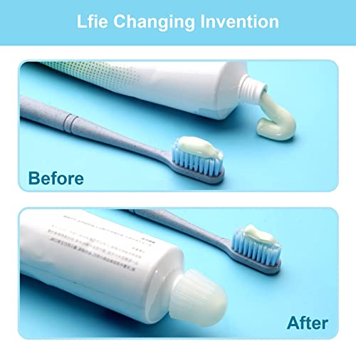 6-Pack Toothpaste Cap Funny Silicone Self Sealing Toothpaste Cap ​Self Closin...