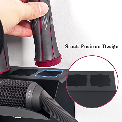 Wall Mount Holder for Dyson Airwrap Styler Hair Curling Iron Wand Barrels and...