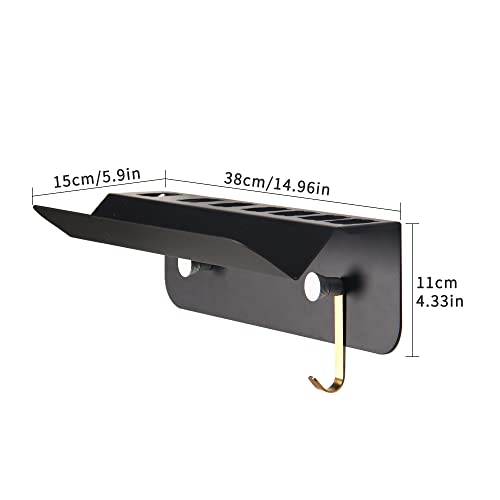 Wall Mount Holder for Dyson Airwrap Styler Hair Curling Iron Wand Barrels and...