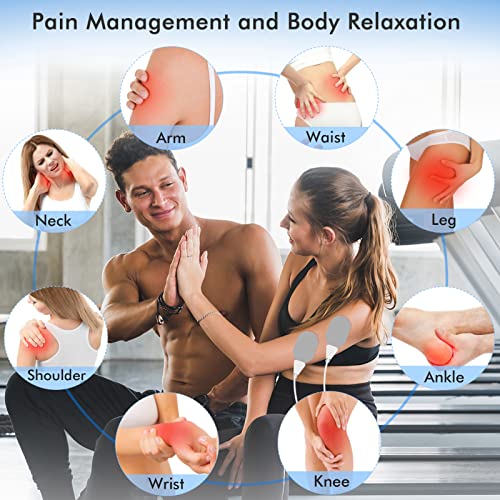 Belifu Heat Therapy TENS EMS Unit, Muscle Stimulator for Pain Relief, Indepen...