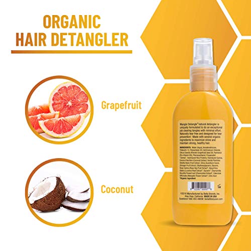BELLA B Mangle Hair Detangle Set 6.7 oz - 2 Pack - Hair Detangler Spray Natur...