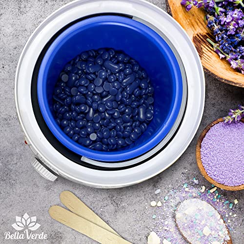 Bella Verde Waxing Kit - Home Wax Kit for Women and Men - Wax Warmer - 5 Pack...