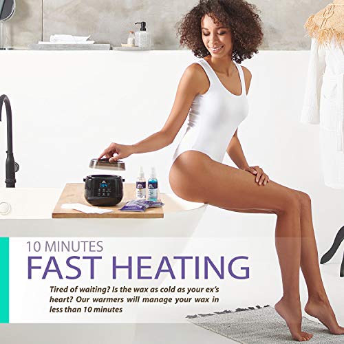Wax Warmer Home Waxing Kit - Wax Kit for Hair Removal Wax Pot Professional wi...