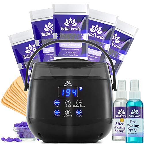 Wax Warmer Home Waxing Kit - Wax Kit for Hair Removal Wax Pot Professional wi...