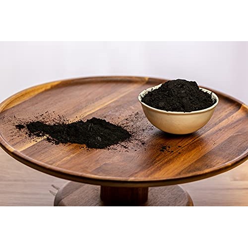 Organic Coconut Activated Charcoal Powder - Food Grade, Kosher - Teeth Whiten...