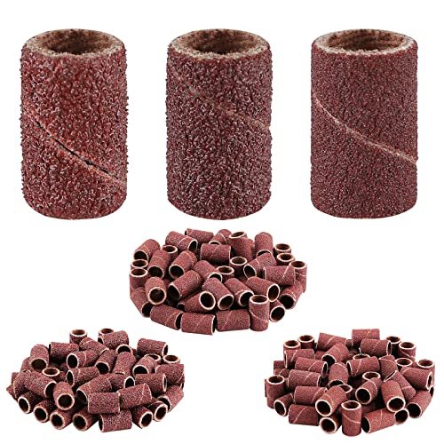 Sanding Bands for Nail Drill Bits 300 Pieces Professional Electric Nail Sandi...