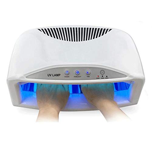 Nail Dryer Hot and Cold Wind Dual Use Nail Fan Air Blower Manicure Tool Dryin...