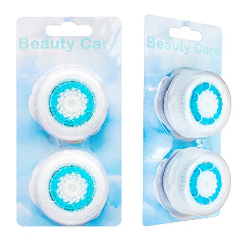 4 Pack Compatible Replacement Facial Cleansing Brush Head