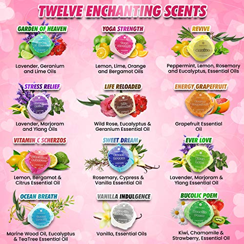 Bellisso 12​ Bath Bombs Gift Set - Relaxing Self Care Spa Kit for Women and M...