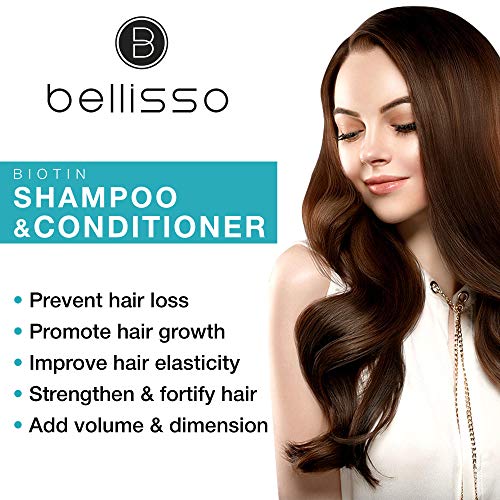 Biotin Shampoo and Conditioner Set for Hair Growth | Thickening Hair Loss Sha...
