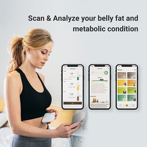 Bello - Belly Fat Management Device with Smart App - Handheld Body Fat Scanne...