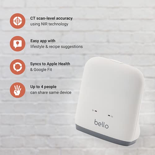 Bello - Belly Fat Management Device with Smart App - Handheld Body Fat Scanne...
