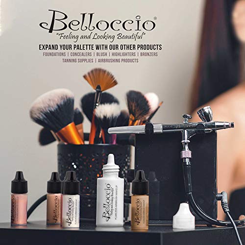 Belloccio Airbrush Makeup Finishing Spray & Setting Mist, 1 oz. Bottle - Long...