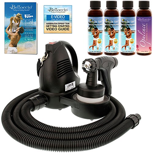 Belloccio Premium T75 Sunless HVLP Turbine Spray Tanning System with Simple T...