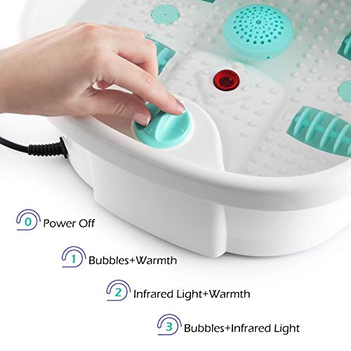 Belmint Home Foot Spa Bath Massager - All in 1, Water Jets, Bubble Massaging ...