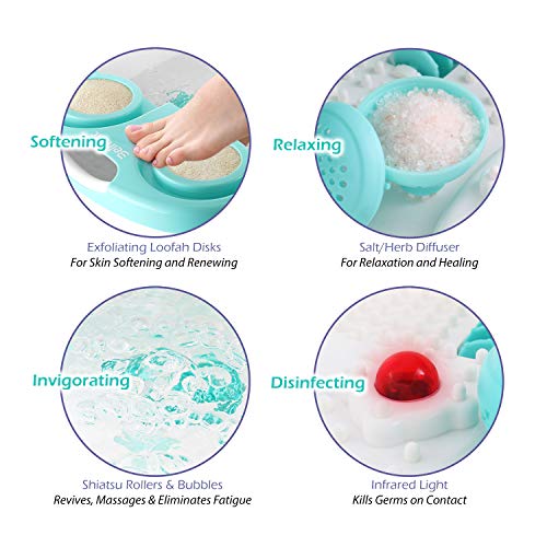 Belmint Home Foot Spa Bath Massager - All in 1, Water Jets, Bubble Massaging ...