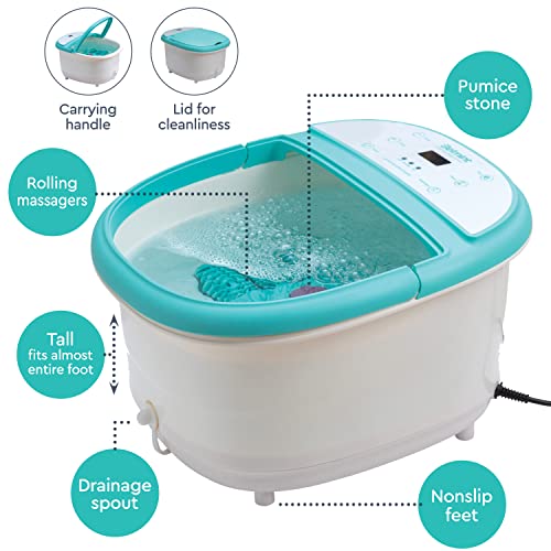 Pedicure Foot Spa - Heated Foot Bath Spa, Foot Soak Tub, Foot Spa Soak - Tall...