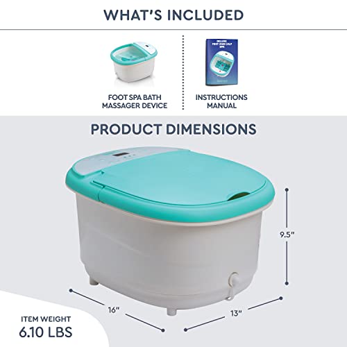 Pedicure Foot Spa - Heated Foot Bath Spa, Foot Soak Tub, Foot Spa Soak - Tall...