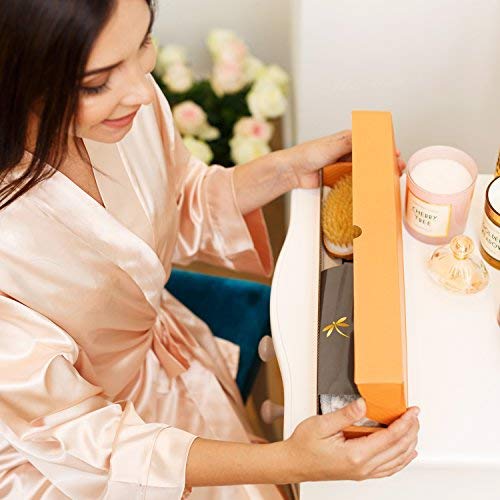 Premium Dry Brushing Body Brush Set- Natural Boar Bristle Body Brush, Exfolia...