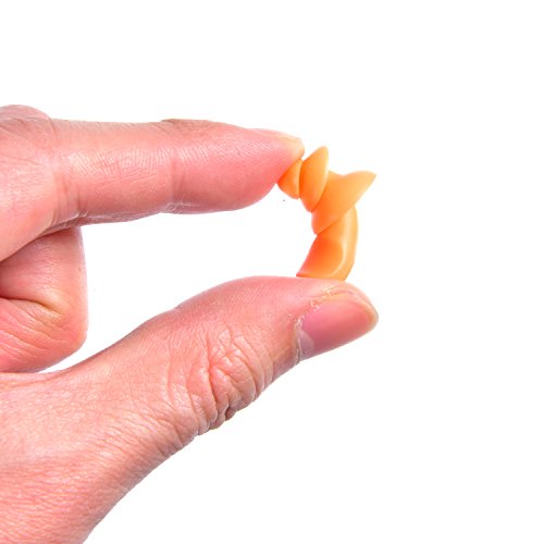 20 Pairs Corded Ear Plugs Reusable Silicone Earplugs with String Banded Ear P...