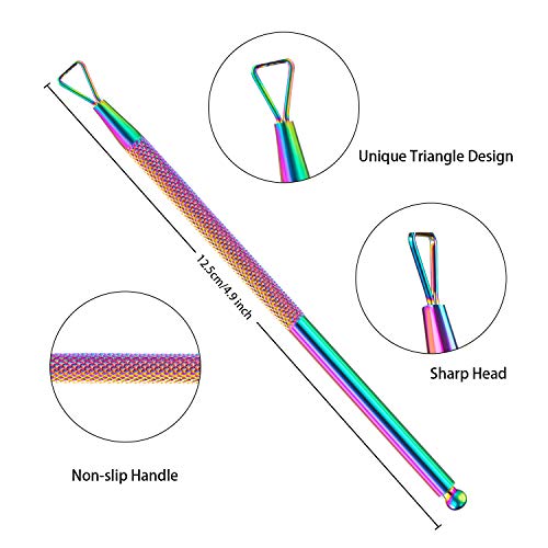 Professional Cuticle Remover Cuticle Nipper with Cuticle Pusher Cutter Stainl...