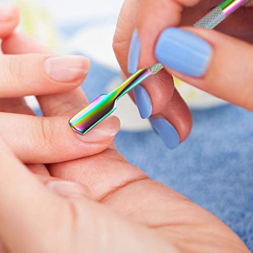 Professional Cuticle Remover Cuticle Nipper with Cuticle Pusher Cutter Stainl...