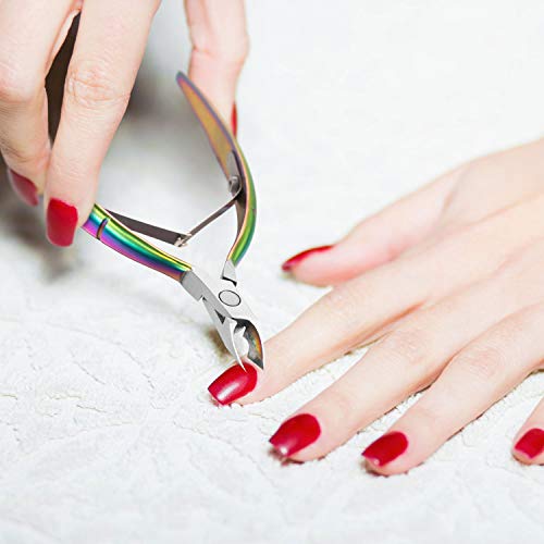 Professional Cuticle Remover Cuticle Nipper with Cuticle Pusher Cutter Stainl...