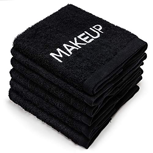 Kaufman – 100% Cotton Makeup Remover Face Towel 6-Pack – 13in x 13in – Reusab...