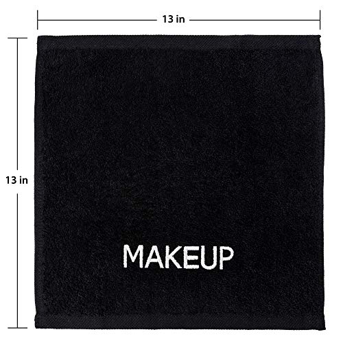 Kaufman – 100% Cotton Makeup Remover Face Towel 6-Pack – 13in x 13in – Reusab...