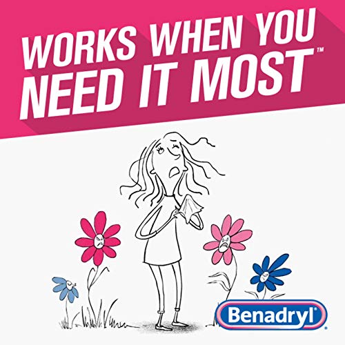 Benadryl Ultratabs Antihistamine Allergy Relief Tablets, Diphenhydramine HCl ...