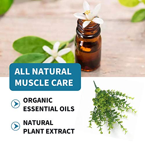 Muscle Relief Massage Oil for Deep Relaxation, with Eucalyptus & Peppermint E...