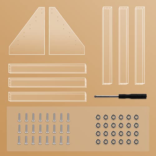 Benbilry 6 Tiers Acrylic Nail Polish Organizer 72 Bottles Essential Oil Stand...