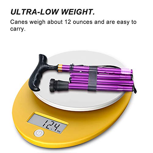 BeneCane Adjustable Folding Canes and Walking Sticks for Men and Women Easy G...