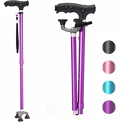 BeneCane Walking Cane Adjustable Cane Flexible Walking Cane - with The LED Li...