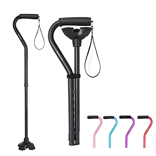 BeneCane Walking Cane Adjustable Cane with Offset Soft Cushioned Handle Light...