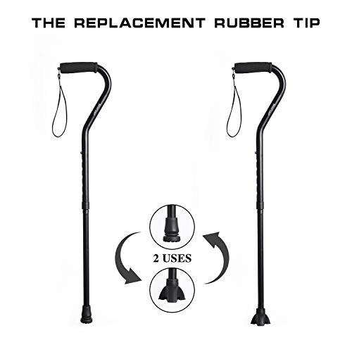 BeneCane Walking Cane for Men & Women Adjustable Cane with Offset Soft Cushio...