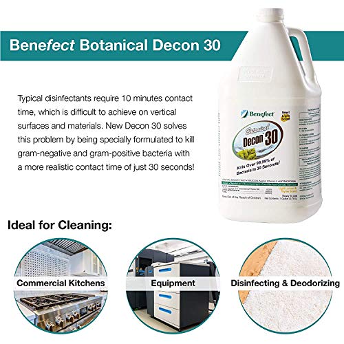 Benefect Botanical Decon 30 Disinfectant Cleaner - All Natural Formula for Ef...