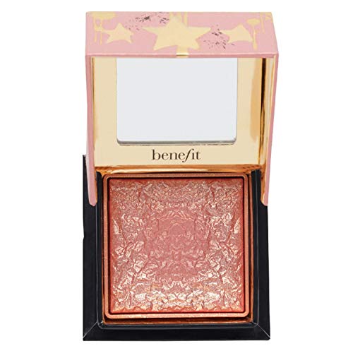Benefit Gold Rush Warm Golden-nectar Blush Mini Face Powder, 0.08 Fl Oz, gold...