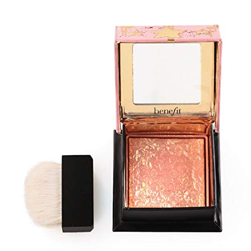 Benefit Gold Rush Warm Golden-nectar Blush Mini Face Powder, 0.08 Fl Oz, gold...