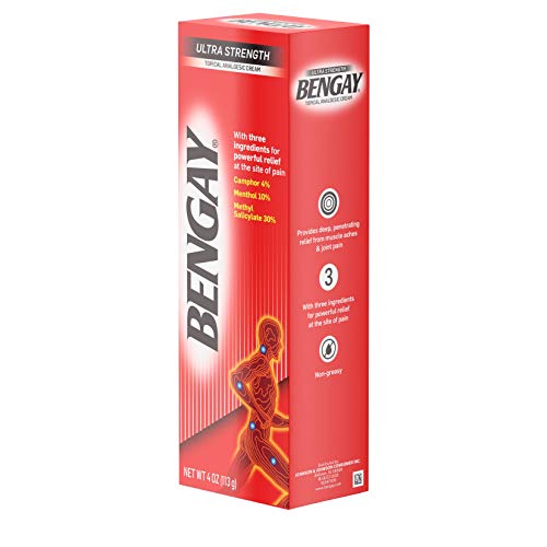 Ultra Strength Bengay Topical Pain Relief Cream, Non-Greasy Topical Analgesic...