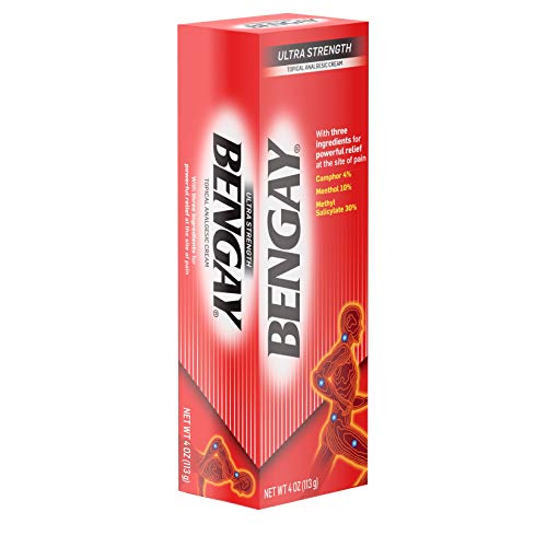 Ultra Strength Bengay Topical Pain Relief Cream, Non-Greasy Topical Analgesic...