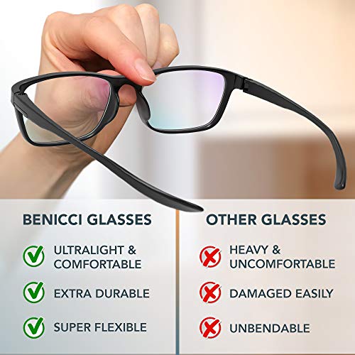 Stylish Blue Light Blocking Glasses for Women or Men - Ease Computer and Digi...