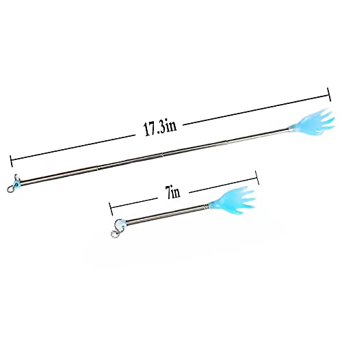 6 Packs Portable Extendable Back Scratcher, Extendable Backscratchers for Wom...
