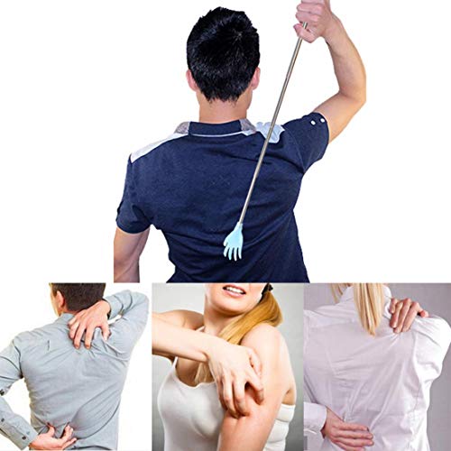 6 Packs Portable Extendable Back Scratcher, Extendable Backscratchers for Wom...