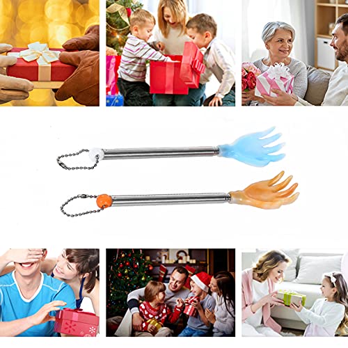 6 Packs Portable Extendable Back Scratcher, Extendable Backscratchers for Wom...
