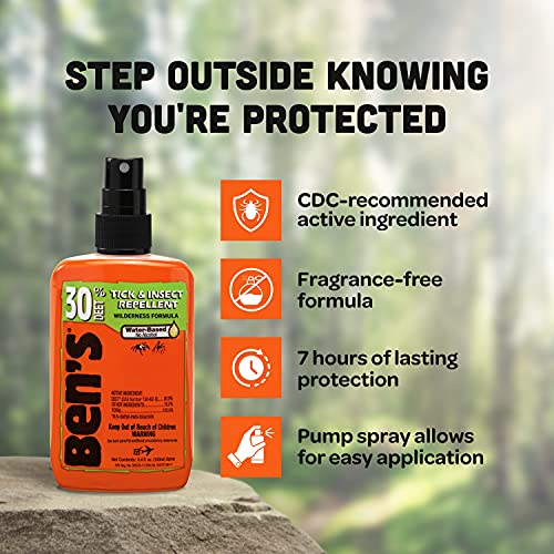 Ben's 30 Insect Repellent Pack 3.4 oz (Pack of 4)