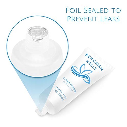 BERGMAN KELLY Rectangular Sanitary Soap Bars, Shampoo & Conditioner 3-Piece S...